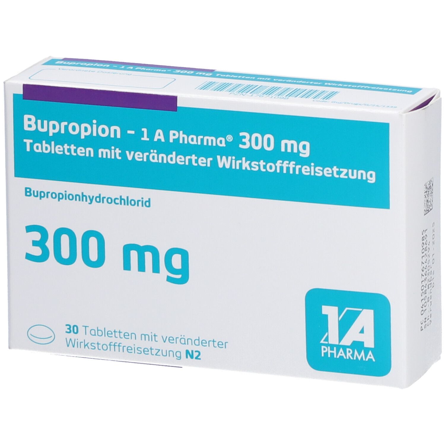 Bupropion-Mepha XR 300 mg, Retardtabletten