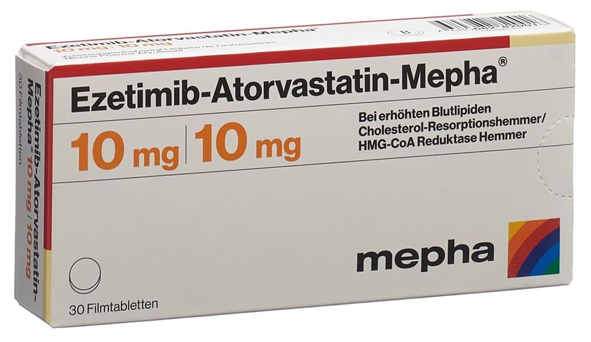 ATORVASTATIN MEPHA cpr pell 10 mg 30 pce