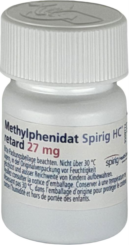 Methylphenidat Spirig HC retard 27 mg, Retardtabletten