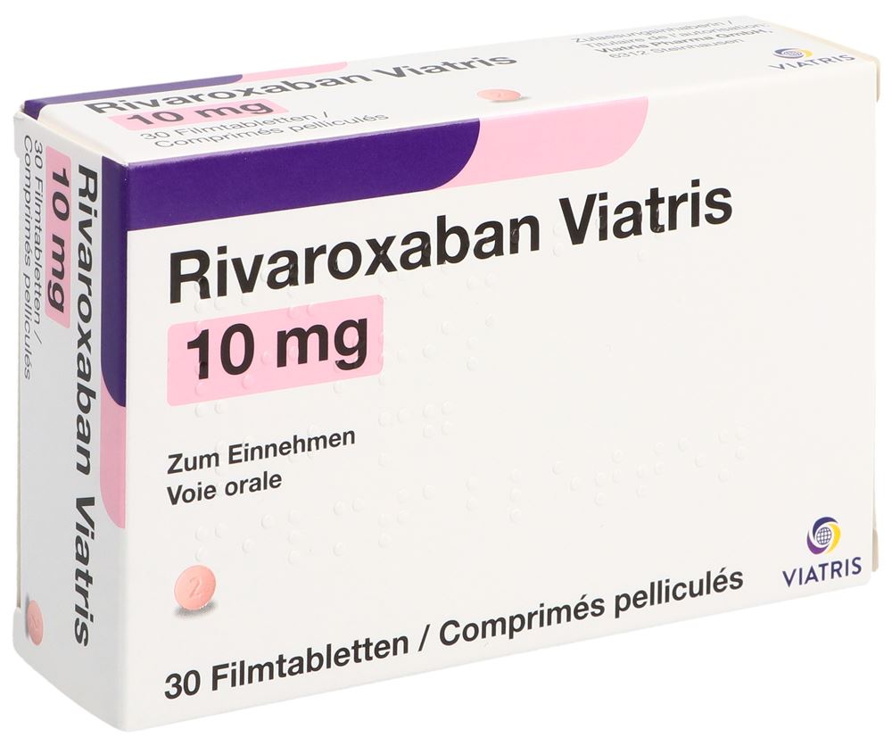 RIVAROXABAN Viatris cpr pell 10 mg 30 pce