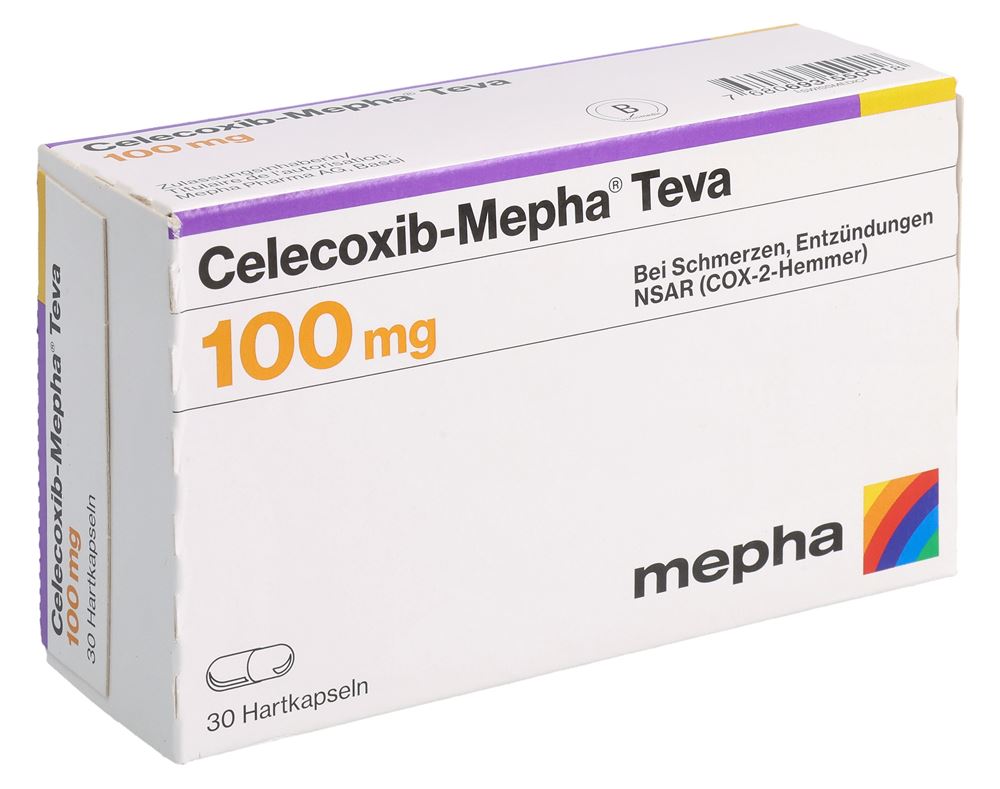 Celecoxib-Mepha Teva 100 mg, Hartkapseln