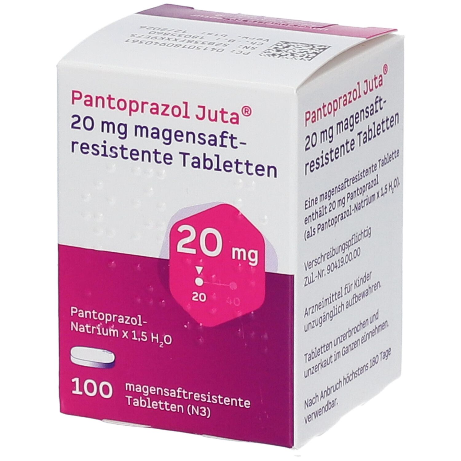Pantacido 20 mg, magensaftresistente Tabletten