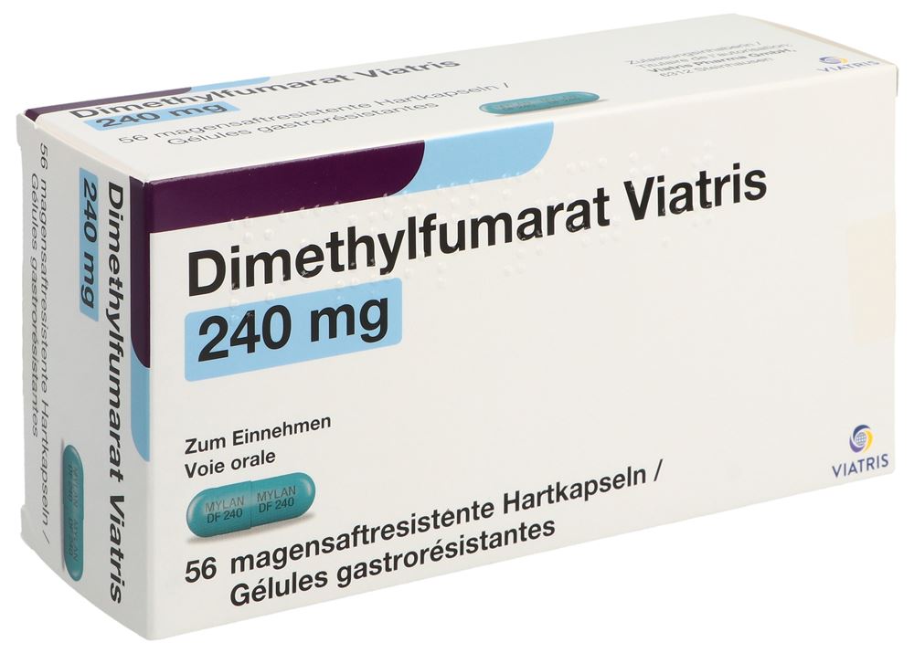 DIMETHYLFUMARAT Viatris caps 240 mg 56 pce