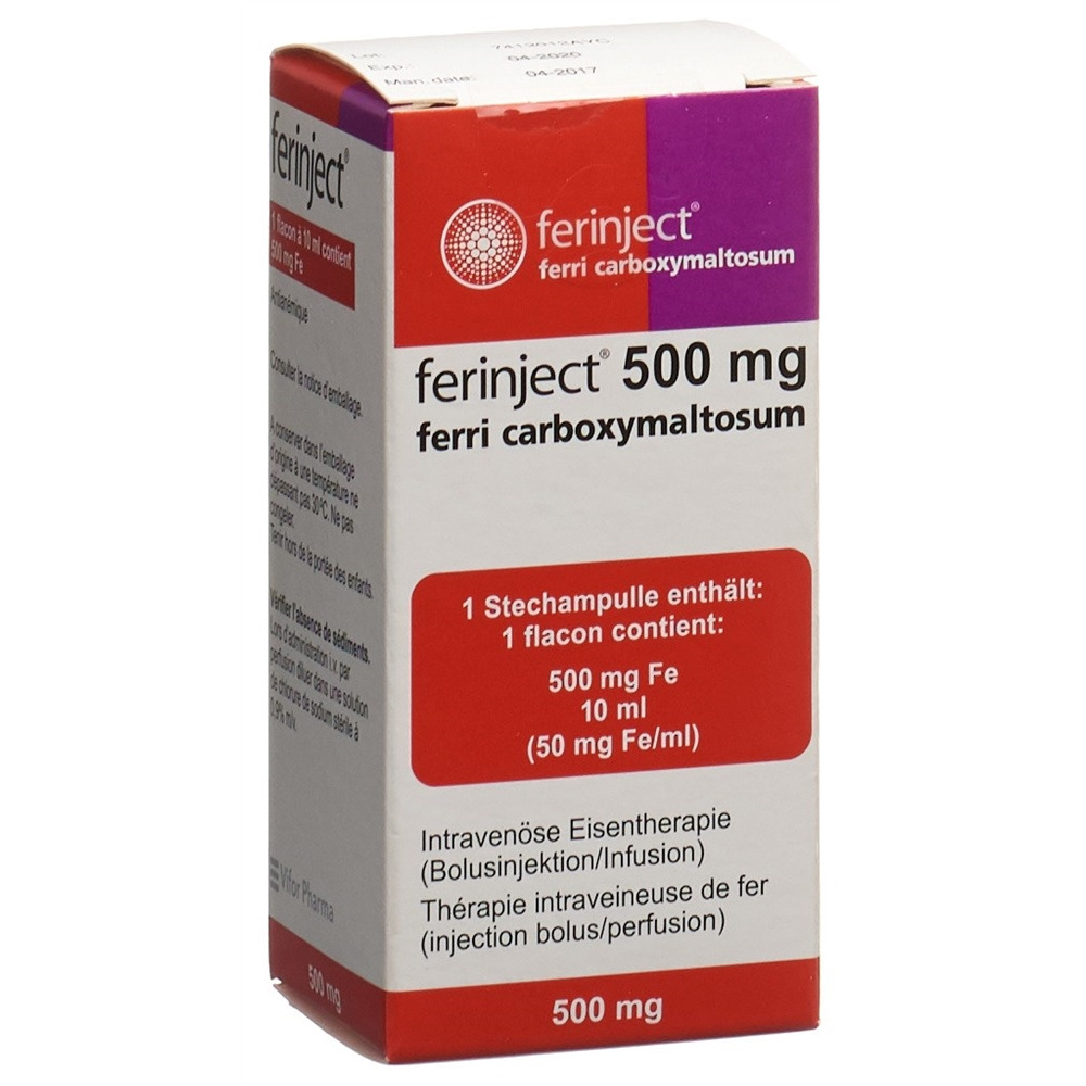 Feryxa 500 mg / 10 ml, Dispersion zur Injektion/Infusion