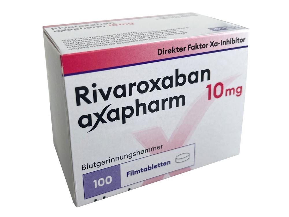 RIVAROXABAN axapharm cpr pell 10 mg 100 pce