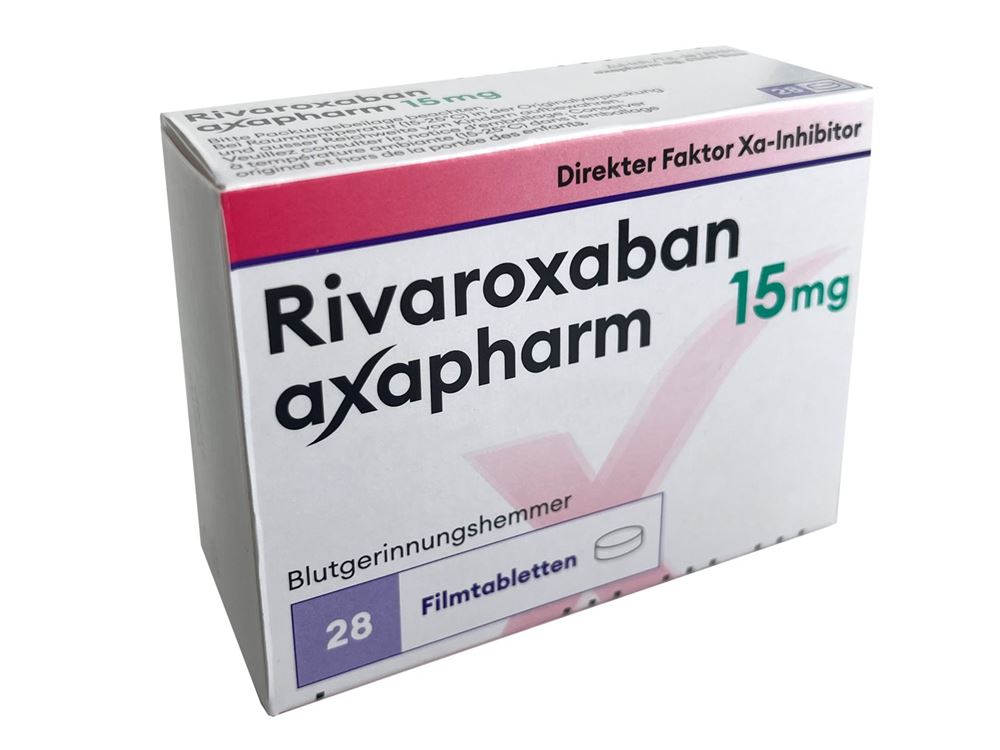 Rivaroxaban axapharm 15 mg, Filmtabletten
