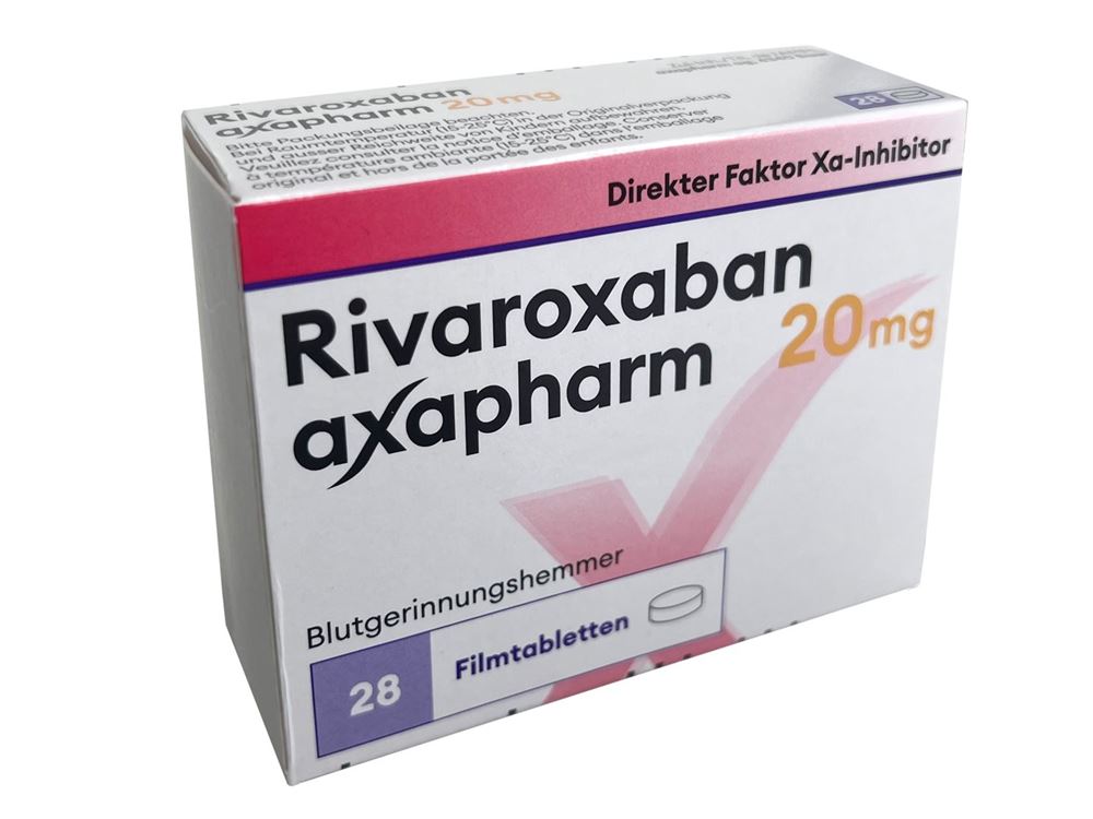Rivaroxaban axapharm 20 mg, Filmtabletten