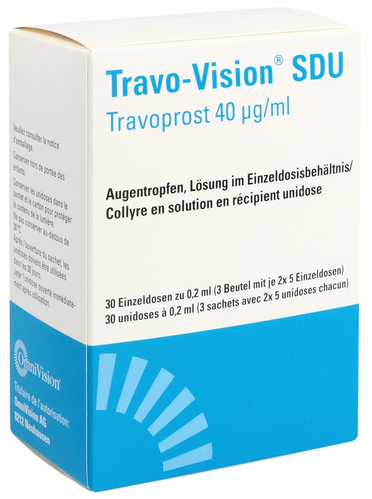 TRAVO-VISION SDU gtt opht 40 mcg/ml 30 x 0.2 ml