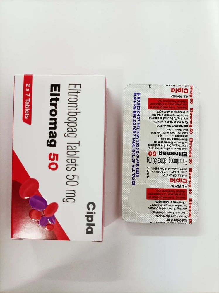 Eltrombopag NOBEL 50 mg, Filmtabletten