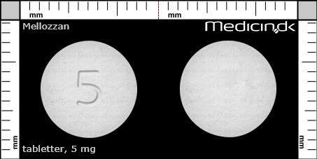 Mellozzan 0,5 mg, Tabletten