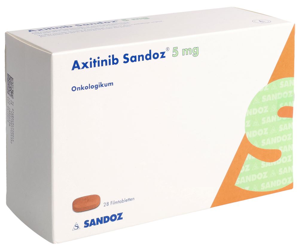 Axitinib Sandoz 5 mg, Filmtabletten