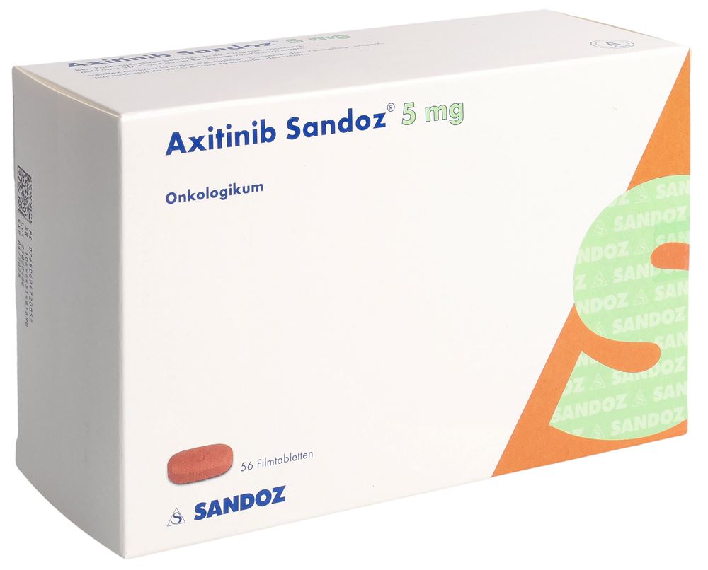 Axitinib Sandoz 5 mg, Filmtabletten