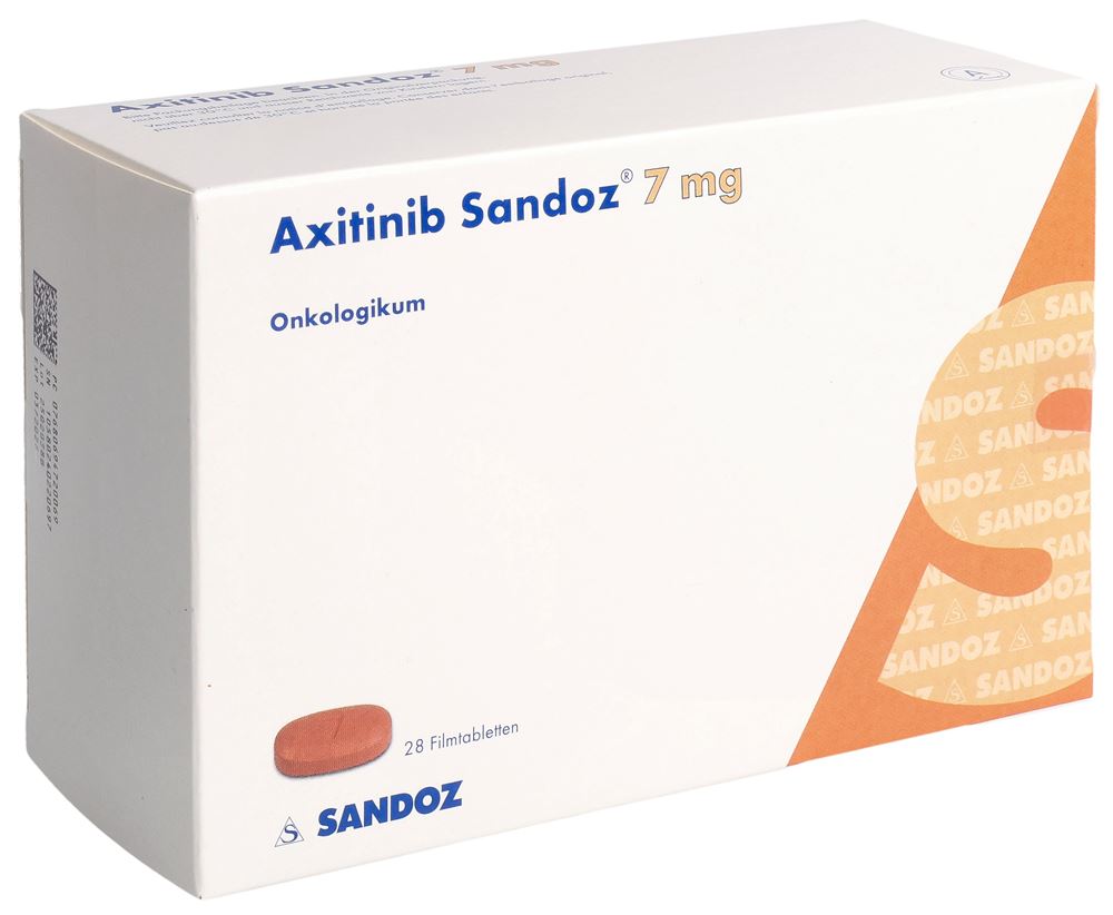 AXITINIB Sandoz cpr pell 7 mg 28 pce