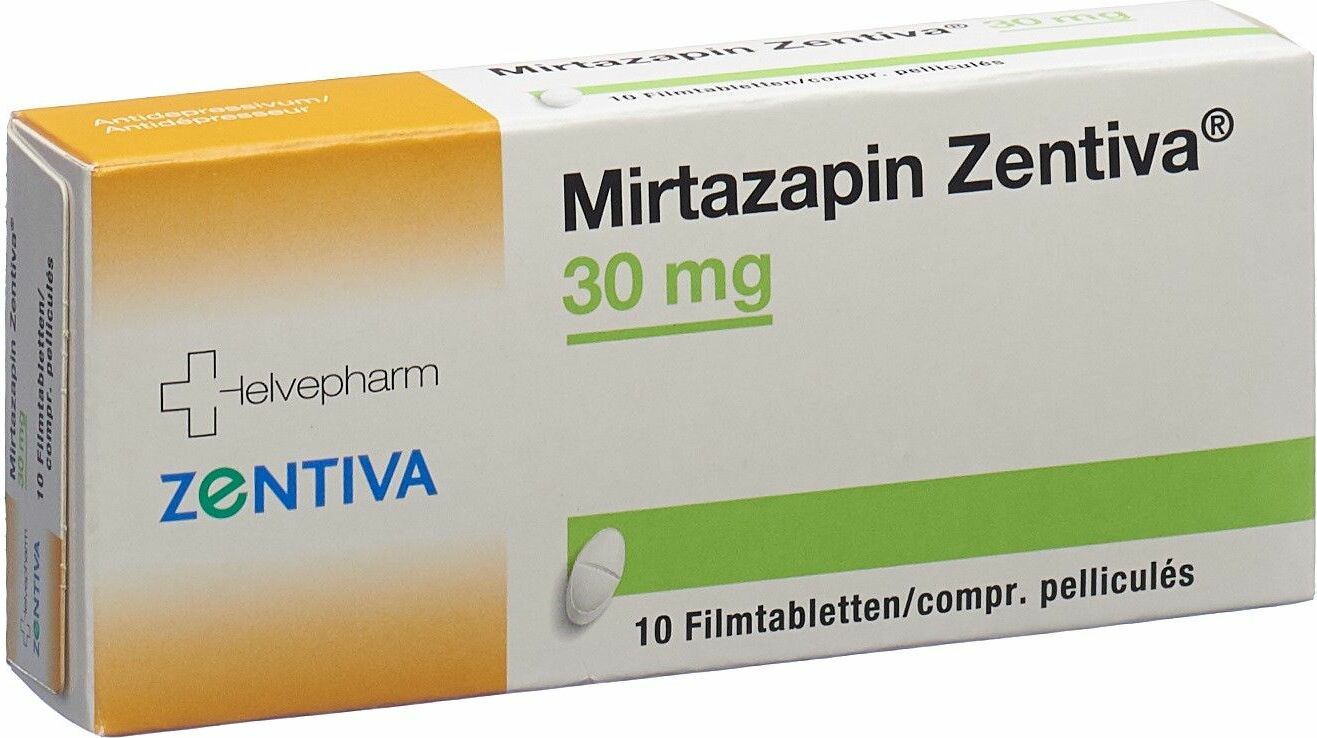 Mirtazapin Sandoz eco 45 mg, Filmtabletten