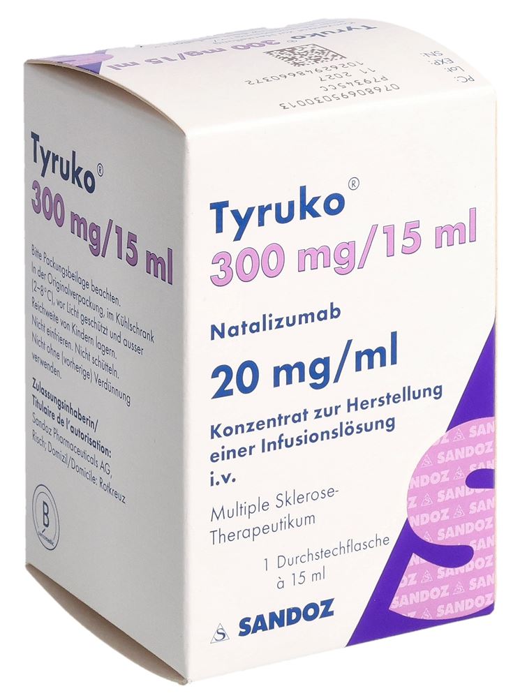 Tyruko 300 mg / 15 ml, Konzentrat zur Herstellung einer Infusionslösung