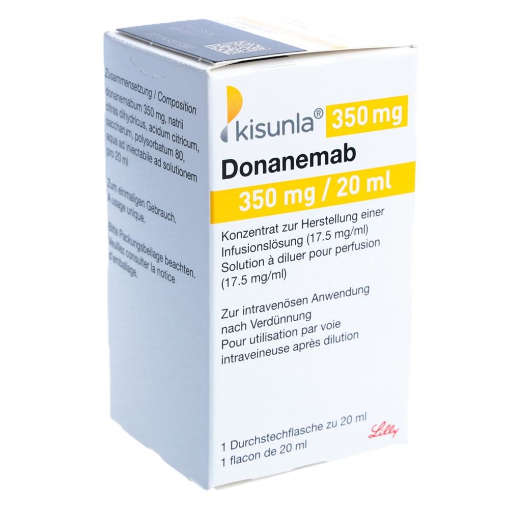 Kisunla 350 mg, Konzentrat zur Herstellung einer Infusionslösung