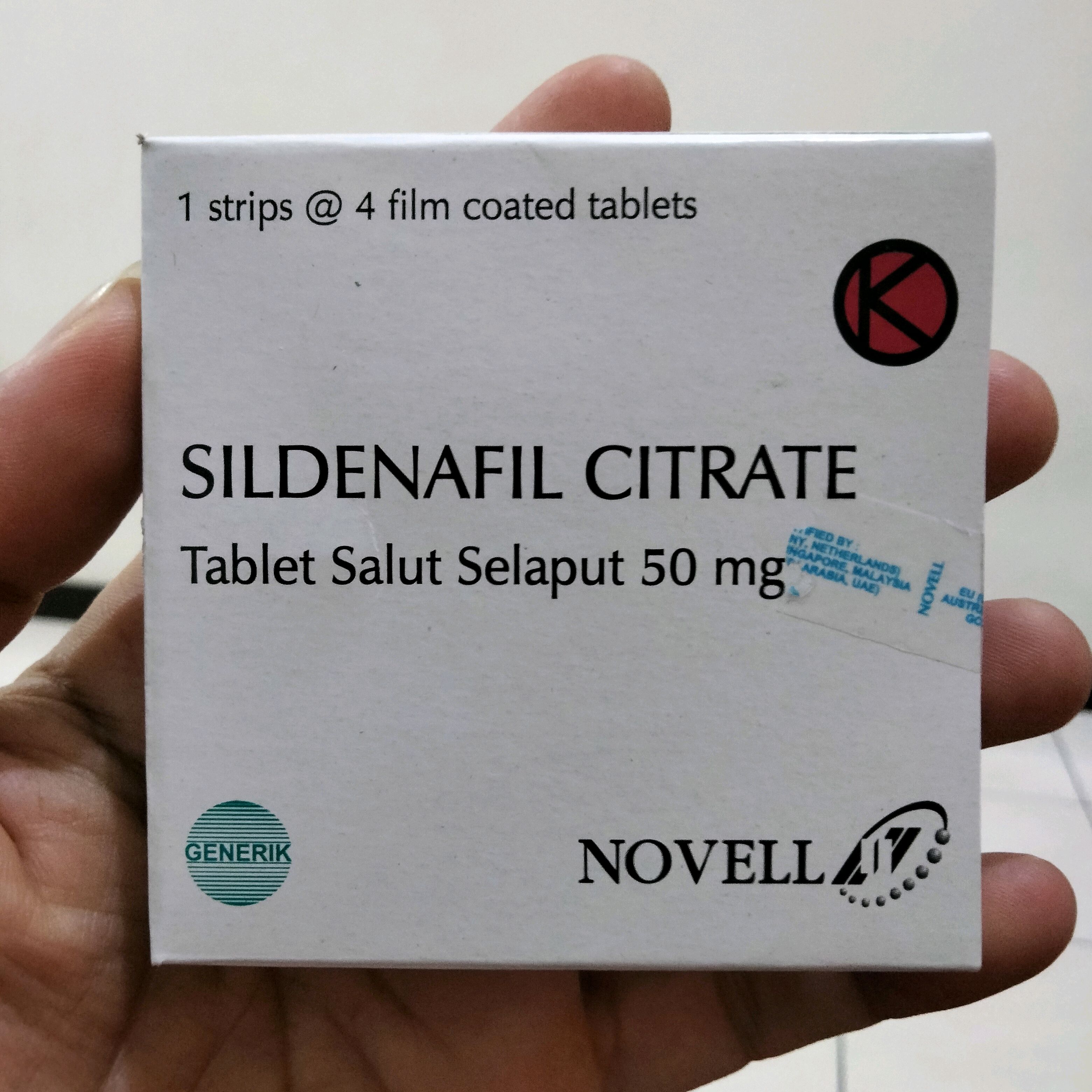 Sildenafil Direct Mint Spirig HC 50 mg, Kautabletten