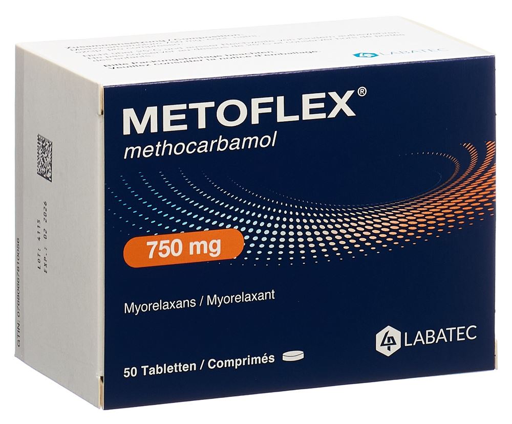 Metoflex 750 mg, comprimés pelliculés