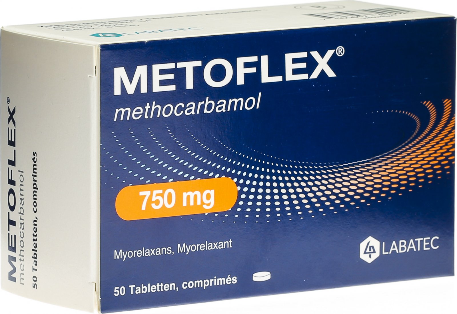 Metoflex 750 mg, comprimés pelliculés