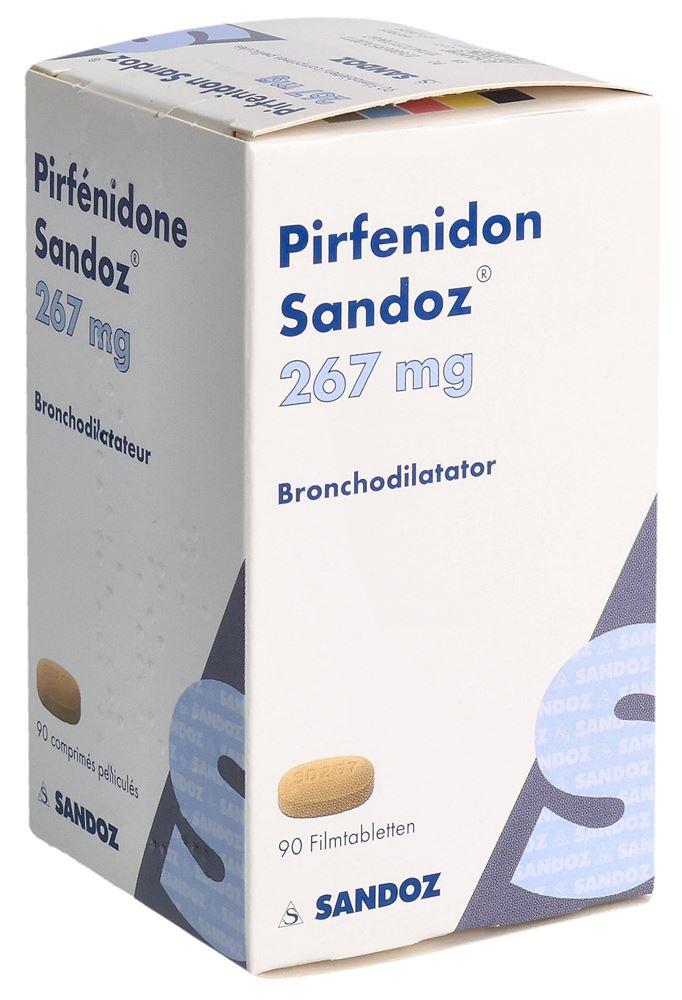 Pirfenidon Sandoz 267 mg, Filmtabletten