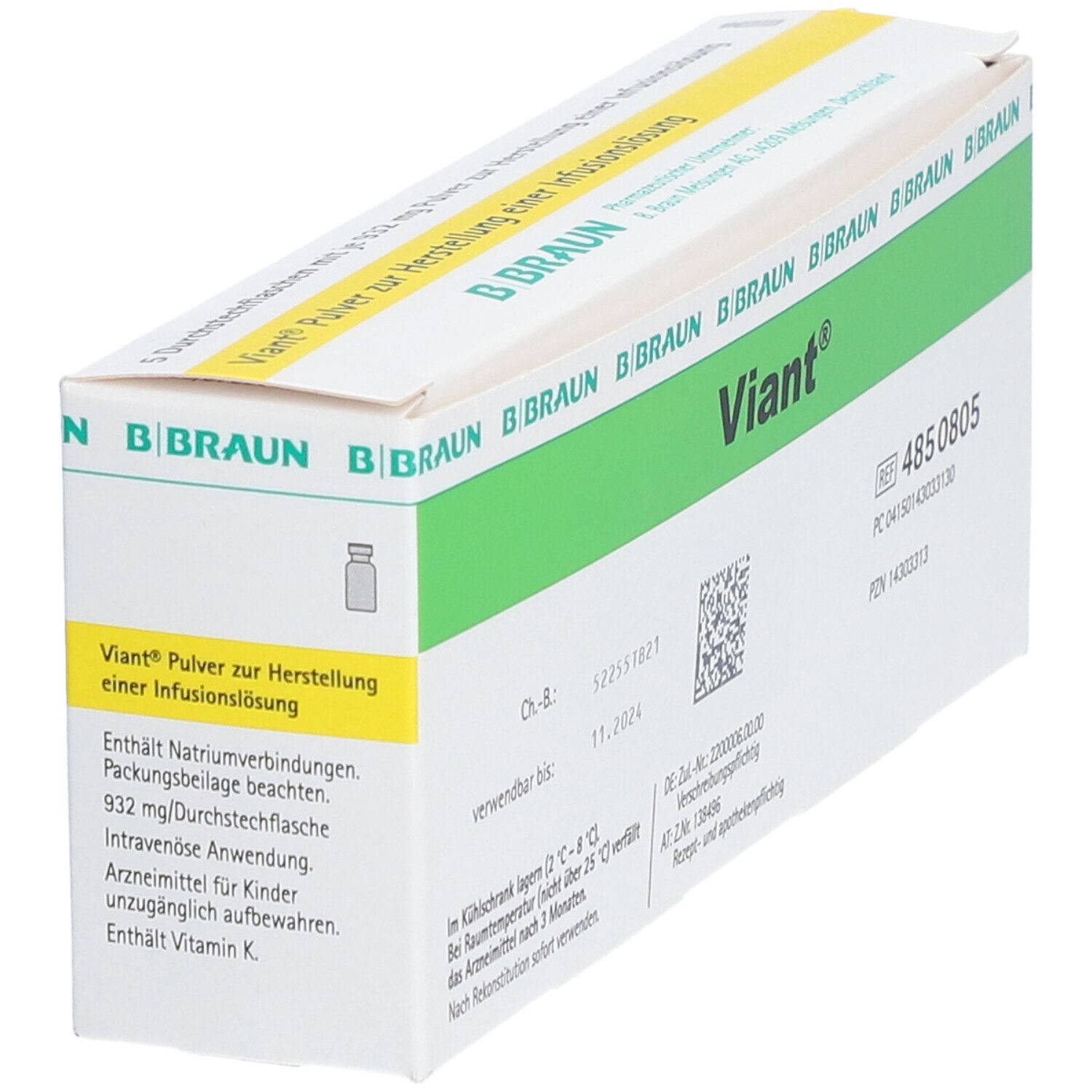 Viant, Pulver zur Herstellung einer Infusionslösung