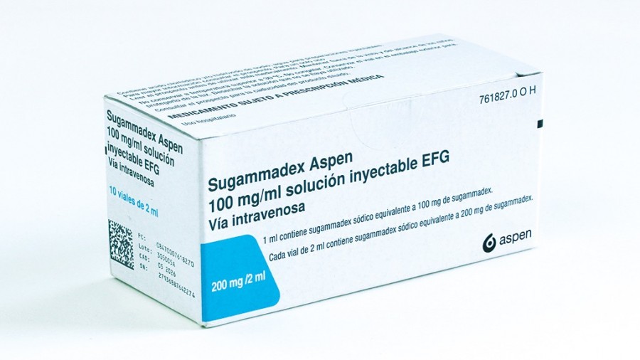 Sugammadex Aguettant 10 mg/ml, solution injectable en seringue préremplie
