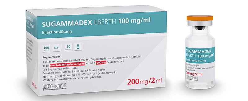 Sugammadex Aguettant 10 mg/ml, solution injectable en seringue préremplie