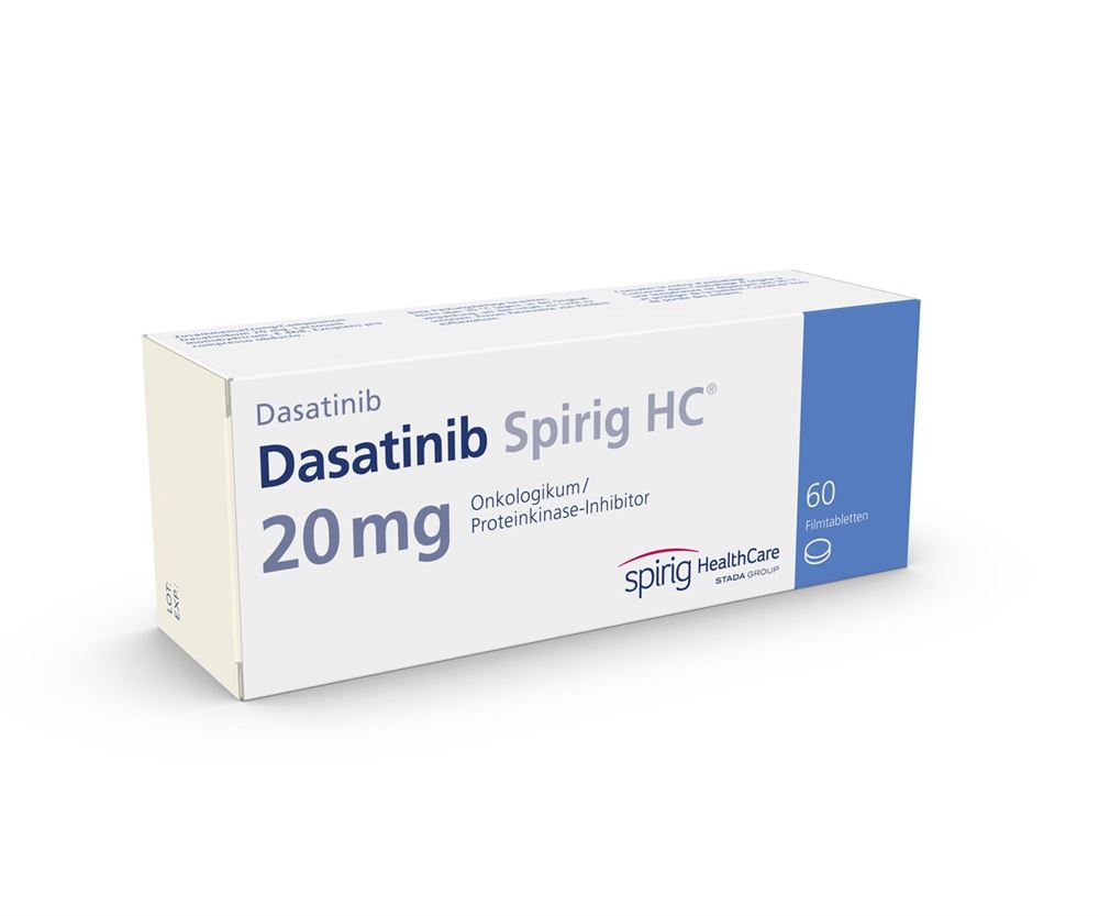 DASATINIB Spirig HC cpr pellic 20 mg 60 pce