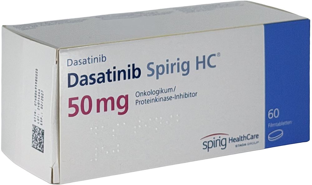 Dasatinib Spirig HC 50 mg, Filmtabletten