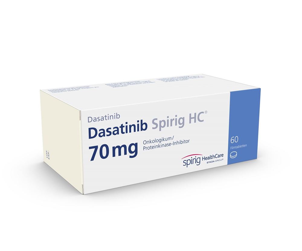 DASATINIB Spirig HC cpr pellic 70 mg 60 pce