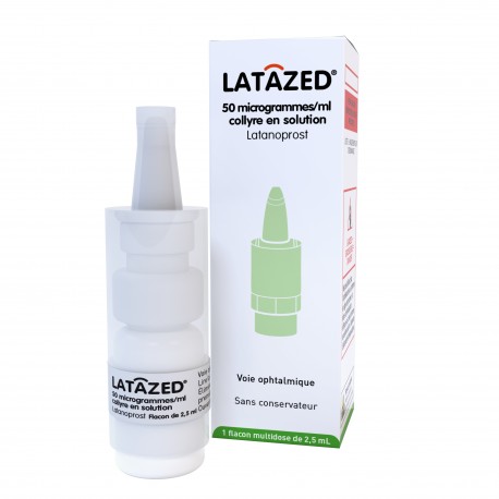 Latazed 50 ug/ml, collyre en solution