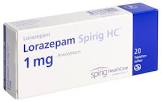 LORAZEPAM Spirig HC cpr 1 mg 20 pce