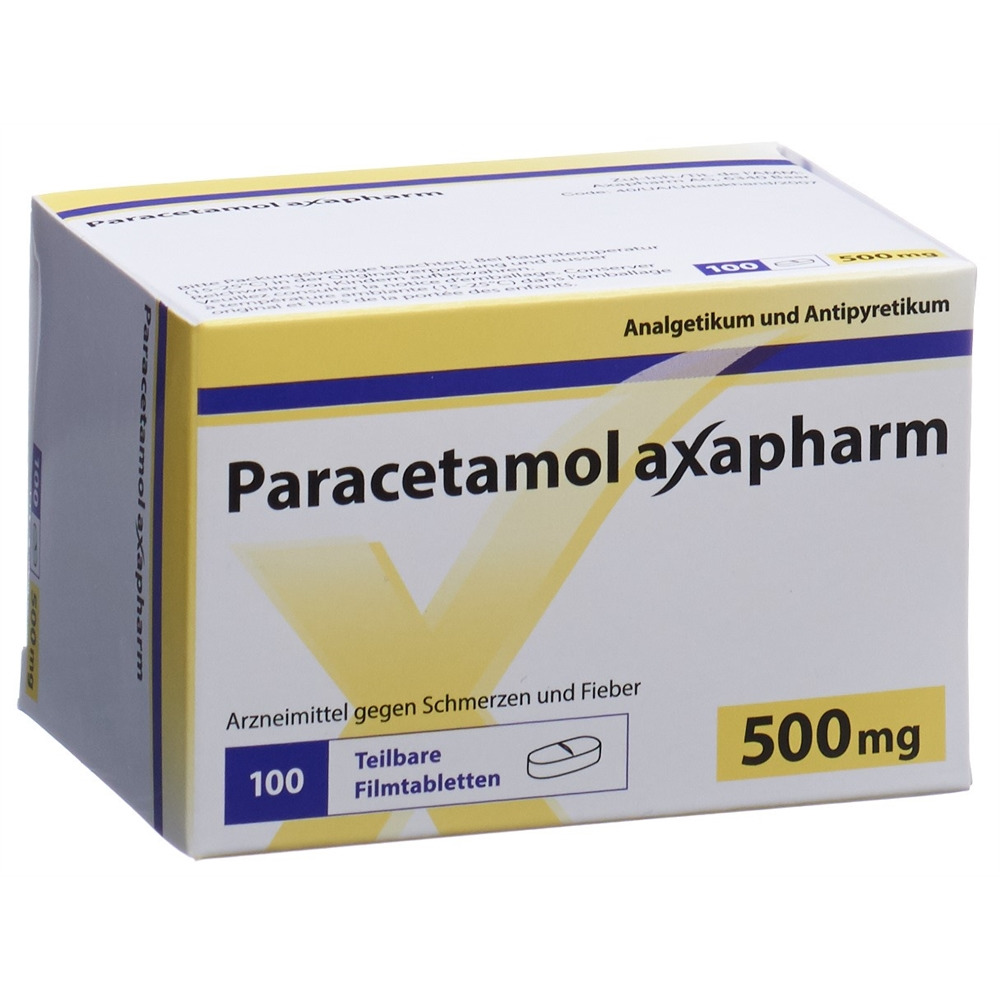 METFORMIN axapharm cpr pellic 500 mg 100 pce