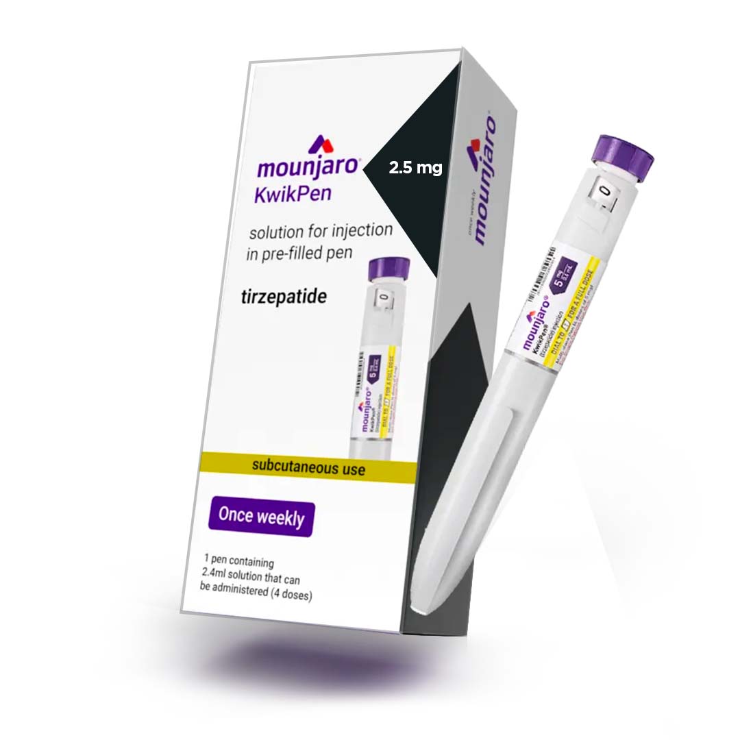 Mounjaro KwikPen 2.5 mg, solution injectable en stylo prérempli