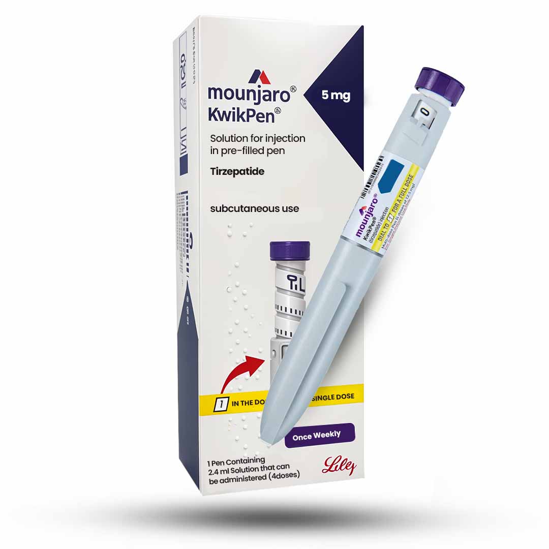 Mounjaro KwikPen 5 mg, solution injectable en stylo prérempli