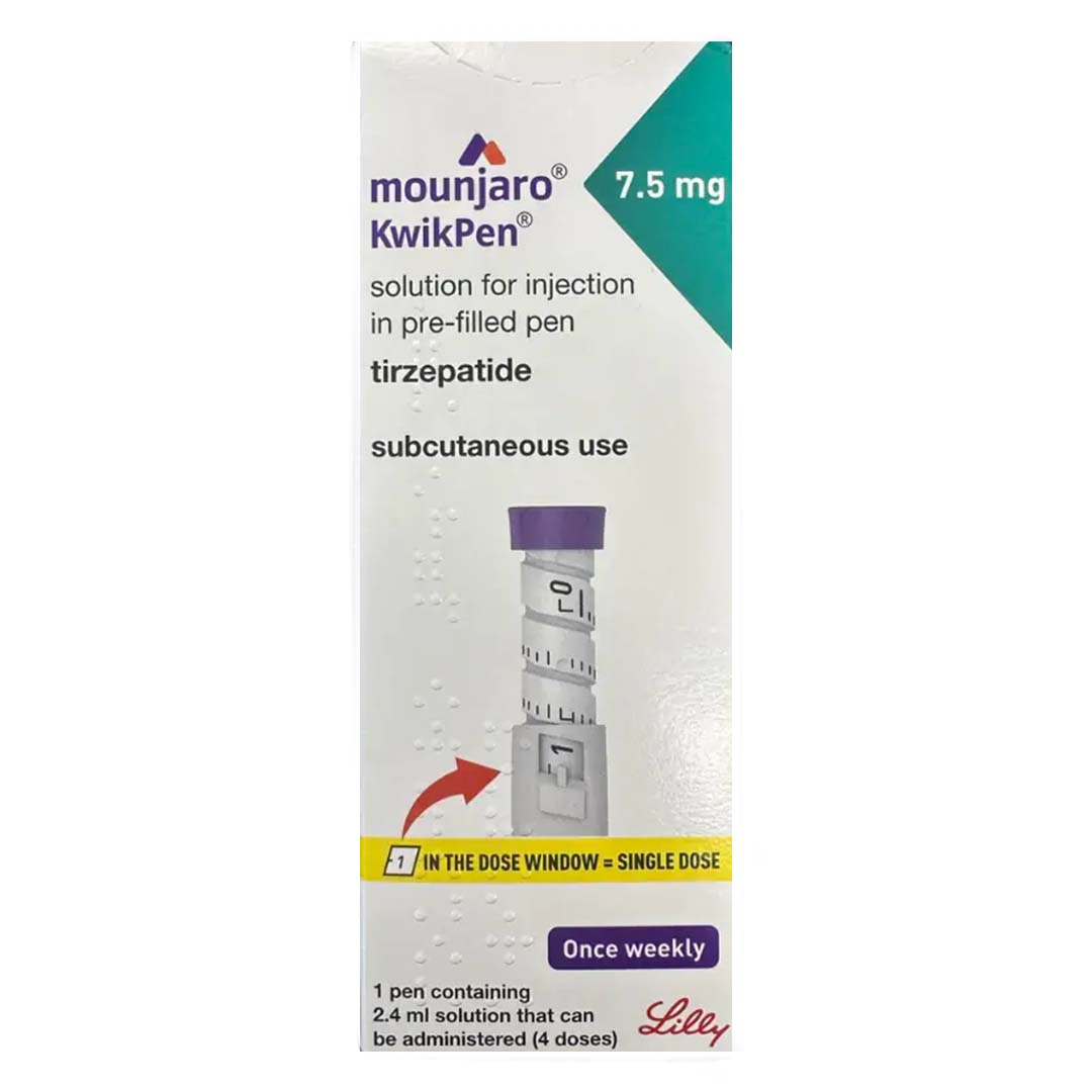 Mounjaro KwikPen 7.5 mg, solution injectable en stylo prérempli