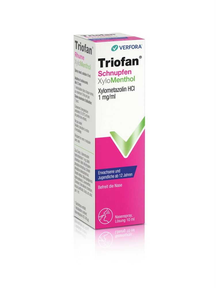 Triofan Rhume XyloMenthol 1mg/ml, spray nasal, solution