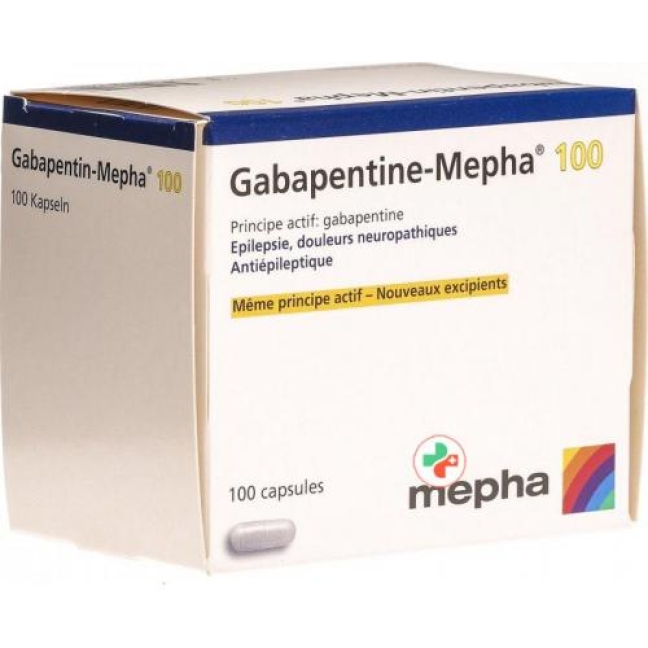 Gabapentin-Mepha Teva 100 mg, Hartkapseln