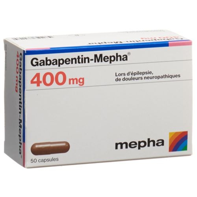 Gabapentin-Mepha Teva 400 mg, Hartkapseln