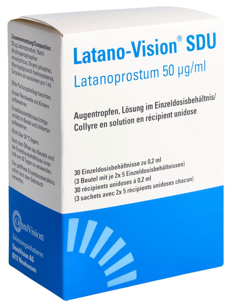 Latano-Vision SDU 50 μg/ml, Augentropfen, Lösung im Einzeldosisbehältnis