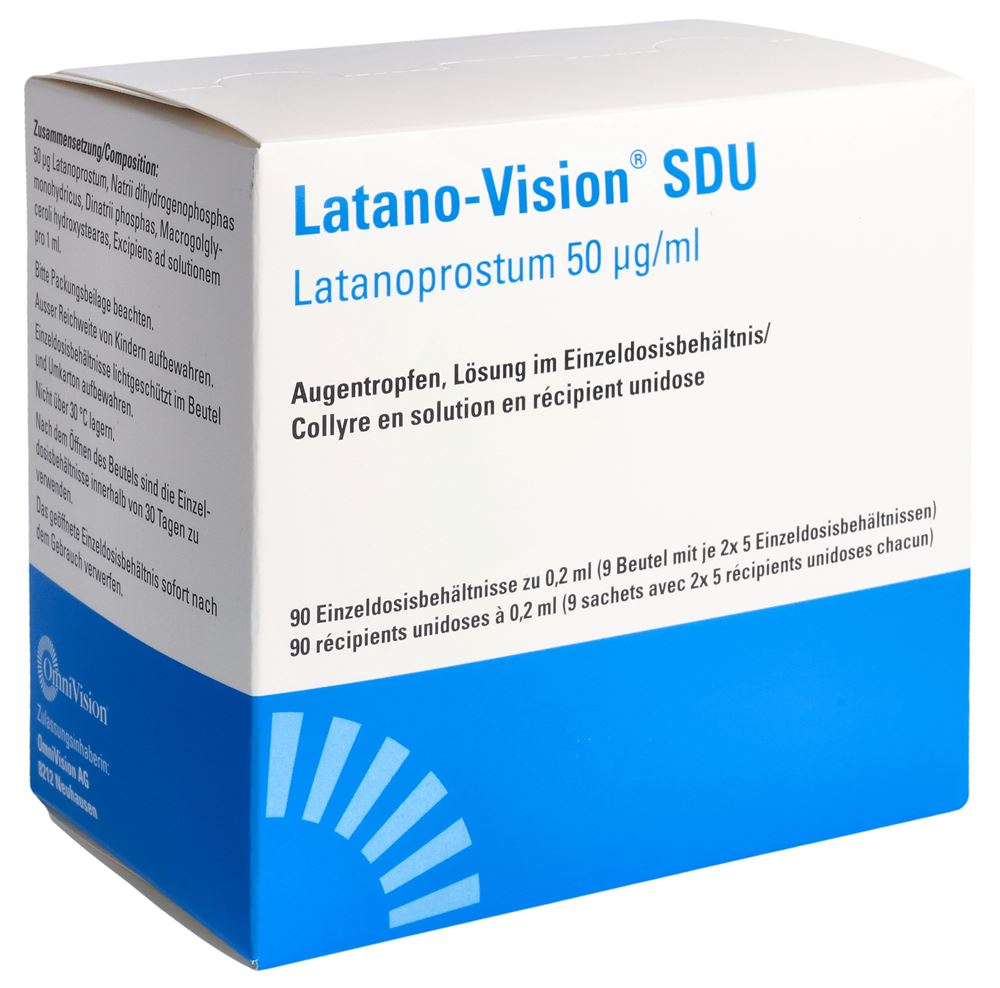 Latano-Vision SDU 50 μg/ml, Augentropfen, Lösung im Einzeldosisbehältnis