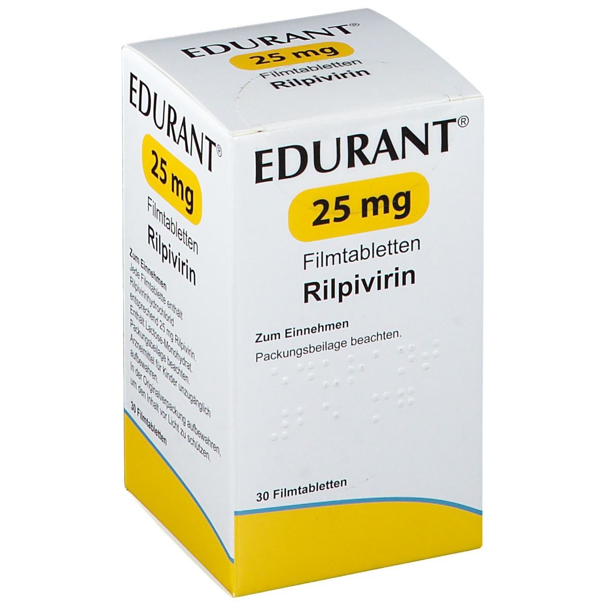 Edurant 2.5 mg, Tabletten zur Herstellung einer Suspension zum Einnehmen