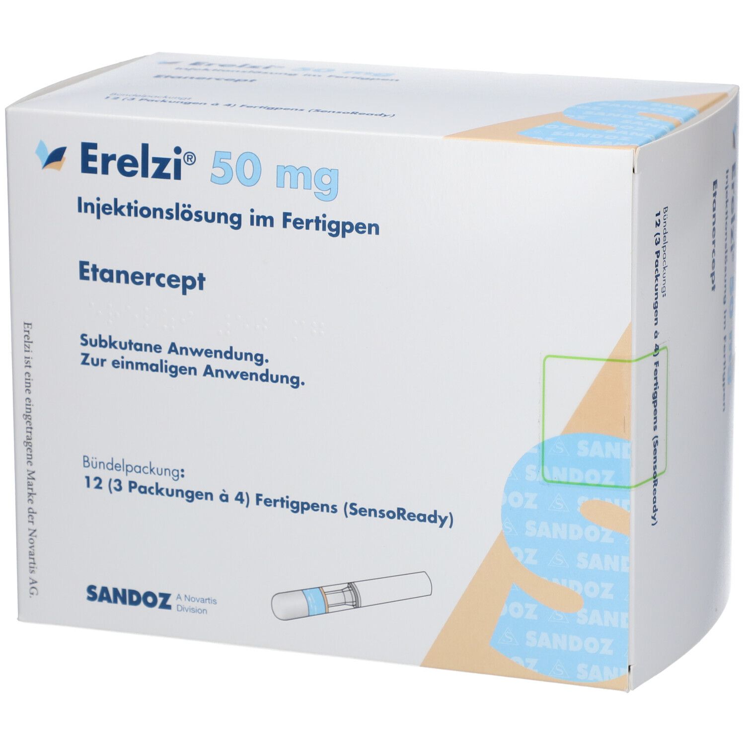 Erelzi SensoReady 50 mg/ml, Injektionslösung im Fertigpen