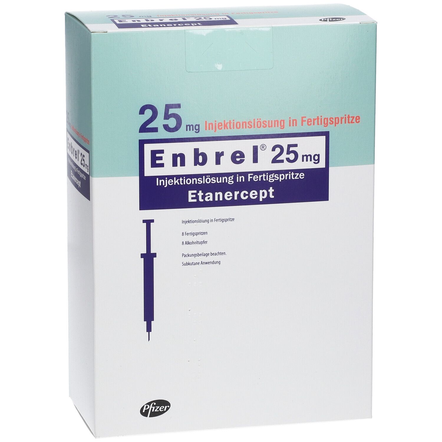 Enbrel 25 mg, Injektionslösung in einer Fertigspritze