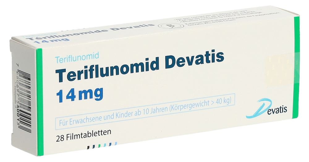 TERIFLUNOMID Devatis cpr pell 14 mg 28 pce