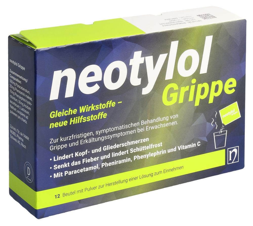 neotylol Grippe, Pulver zur Herstellung einer Lösung zum Einnehmen