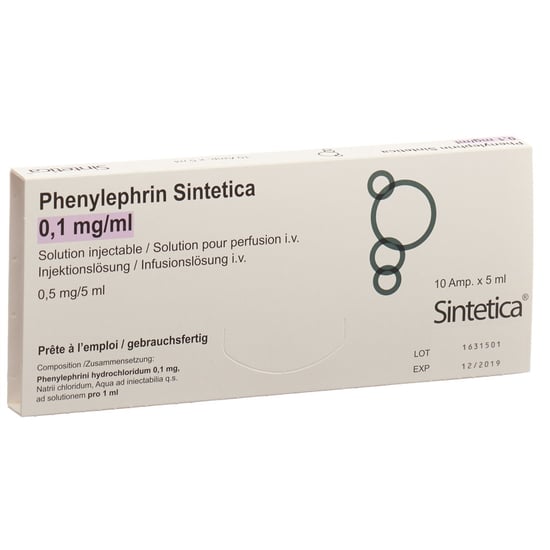 Phenylephrin Aguettant 0,1 mg/ml, solution injectable/pour perfusion