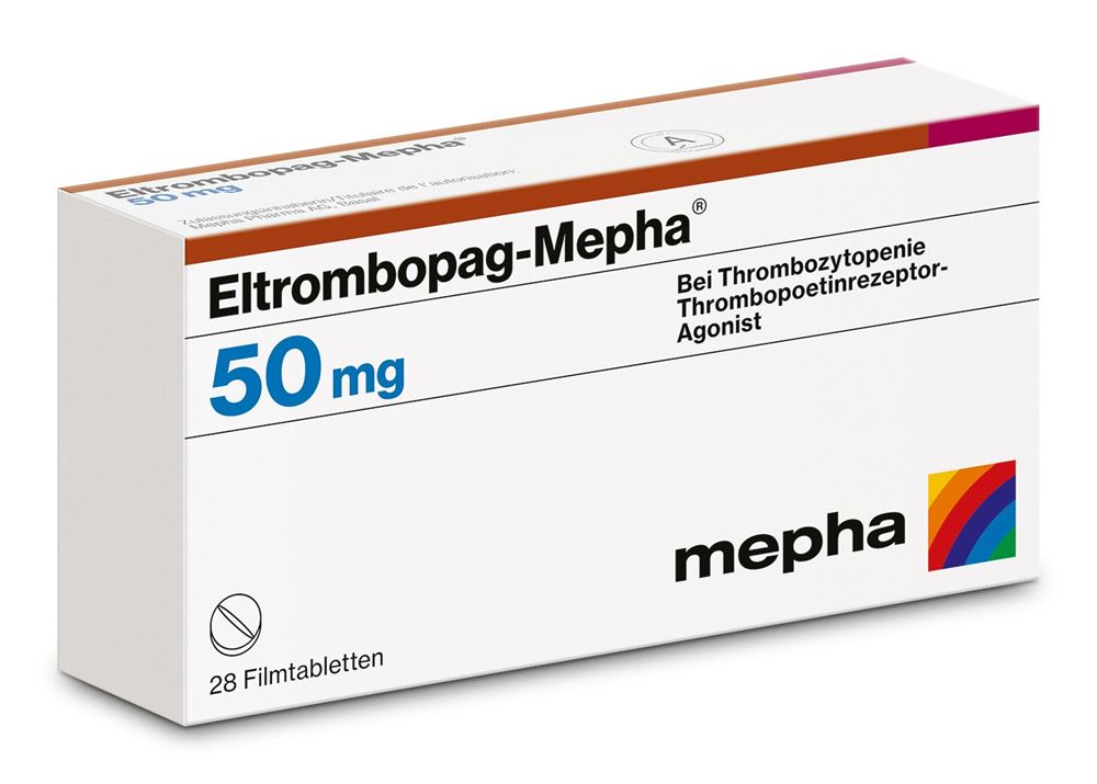 ELTROMBOPAG MEPHA cpr pellic 50 mg 28 pce