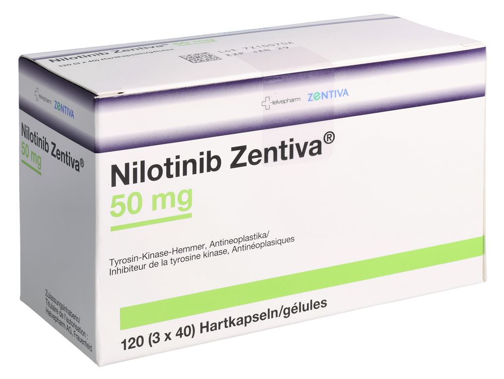 Nilotinib Zentiva 50 mg, Hartkapseln