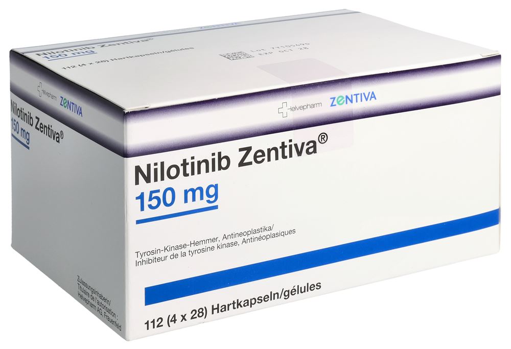 Nilotinib Zentiva 150 mg, Hartkapseln